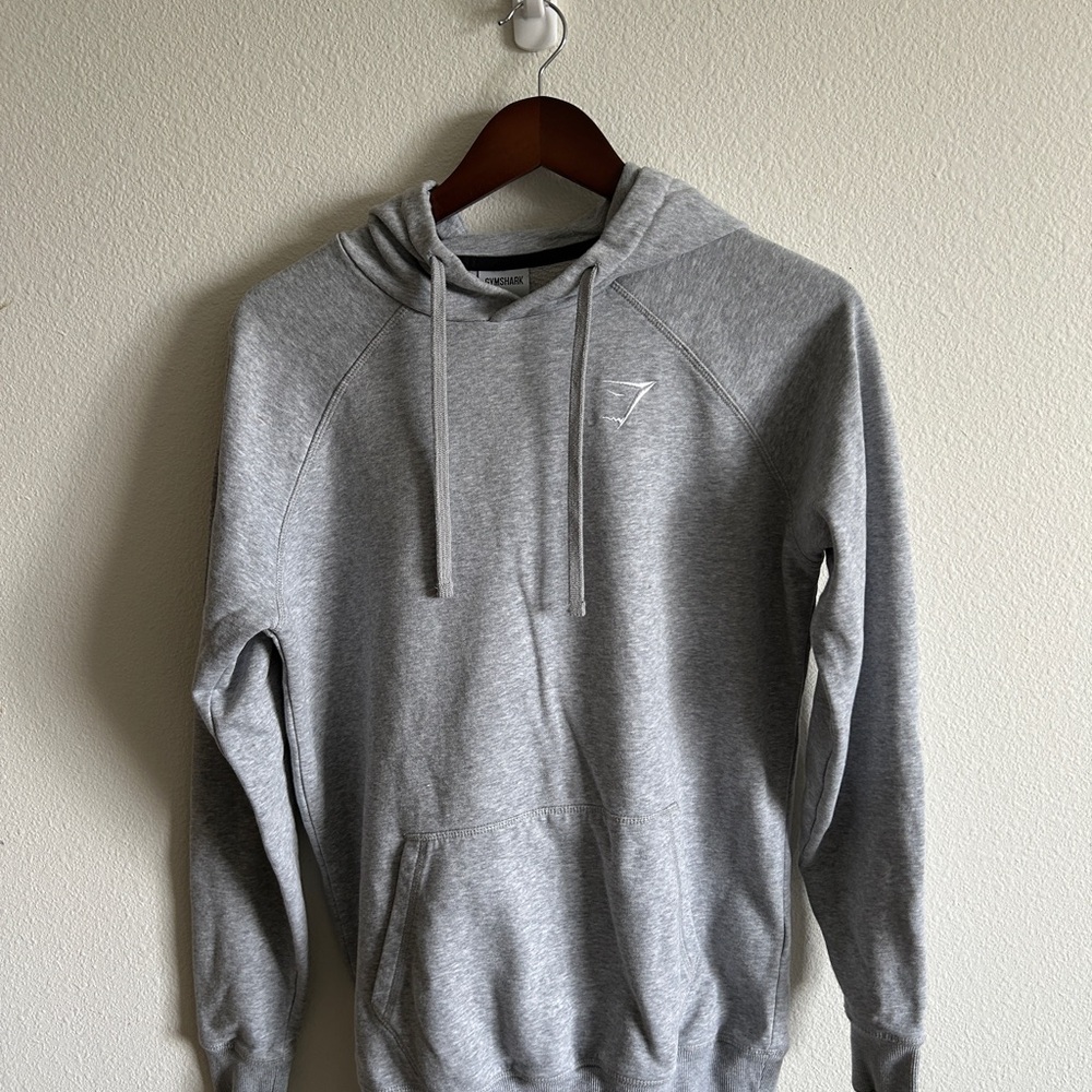 Gymshark Light Gray Pullover Hoodie